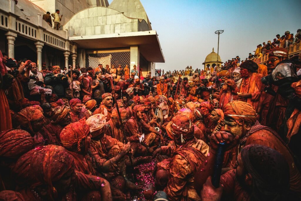 A Colorful Celebration of Divine Love: Holi Festival in Vrindavan and Mathura