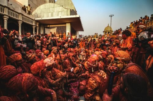 A Colorful Celebration of Divine Love: Holi Festival in Vrindavan and Mathura